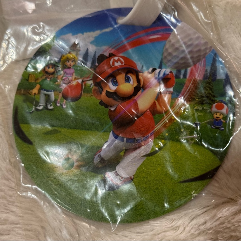 Mario Golf  Super Rush Bag Tag Team